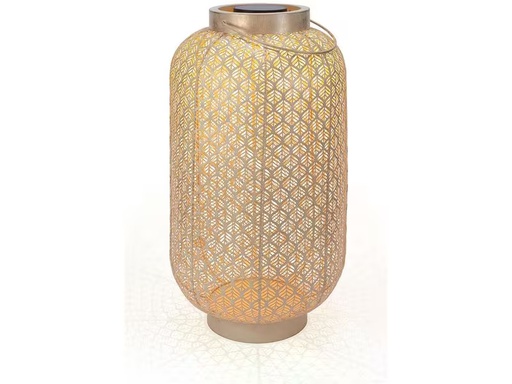 [90336838 1670237] STT Laterne Solar Antic Grand Grafic, 75 cm, Hellbeige