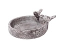dobar Vogeltränke Pool-Oase, 18 x 18 x 4.5 cm, Zement