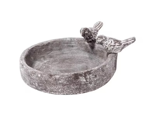 [90336976 1618494] dobar Vogeltränke Pool-Oase, 18 x 18 x 4.5 cm, Zement