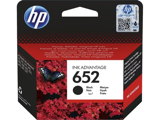 [90337071 1589128] HP Tinte Nr. 652 (F6V25AE) Black
