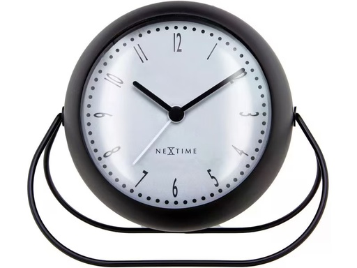 [90337092 1646991] NeXtime Klassischer Wecker Bubble Schwarz