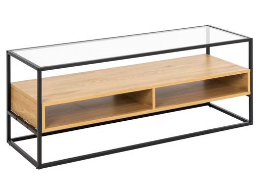 [90337105 1675813] AC Design Konsolentisch Randolf 120 cm x 40 cm, Nature/Schwarz