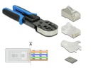 Delock Werkzeugset RJ45 Crimp&Cut  Werkzeugset
