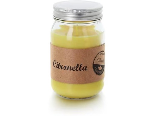 [90337217 1636615] balthasar Gartenkerze Citronella Jar Gelb