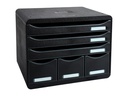 Biella Schubladenbox STORE-BOX MAXI ECO Schwarz, A4+ quer