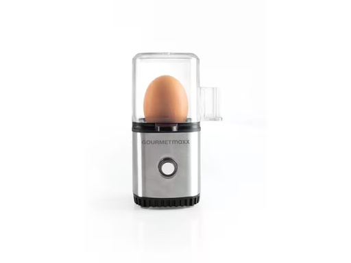 [90337340 1681039] GOURMETmaxx Eierkocher 1, Schwarz/Silber