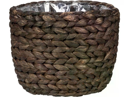 [90337363 1648716] scheurich Pflanzengefäss mit Folie 19 x 16 cm,  Weiss