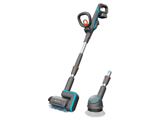 [90337368 1657789] Gardena Akku-Multi-Reiniger AquaBrush Universal 04/18 V P4A Set