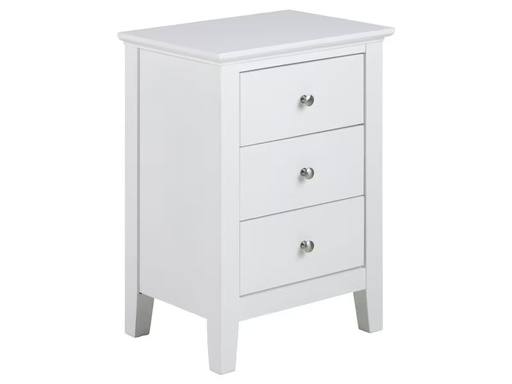 [90337409 1675821] AC Design Nachttisch Linnea 45 cm x 62.8 cm, Weiss glanz