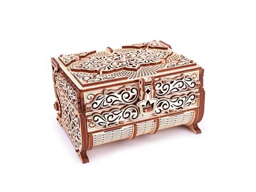 [90337420 1689821] WoodTrick Bausatz Schatzkiste Swarovski