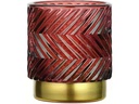 EGLO Leuchten Windlicht Bezamby Dunkelrot/Gold