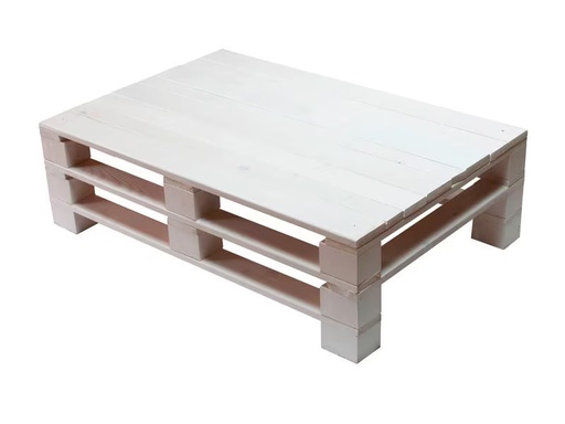 [90337540 1619369] COCON Palettentisch Weiss, 120 x 50 x 80