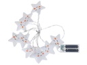 COCON Lichterkette Stoffsterne, 165 cm