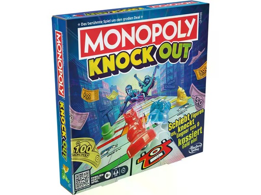 [90337630 1666540] Hasbro Gaming Familienspiel Monopoly Knockout -DE-