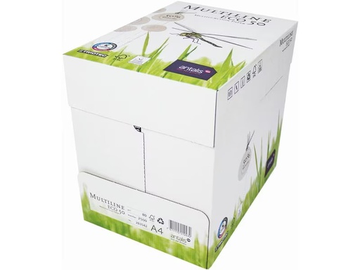 [90337692 1685239] Antalis Kopierpapier Multiline Eco 50 A4, Weiss, 80 g/m²,2500 Blatt