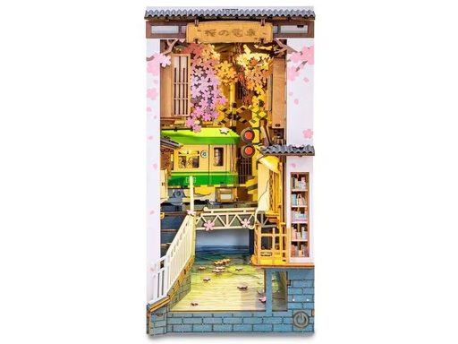 [90337698 1690427] RoboTime Bausatz Book Nook Sakura Densya