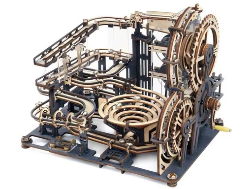 [90337731 1690411] RoboTime Bausatz Murmelbahn Night City mit Kurbelantrieb