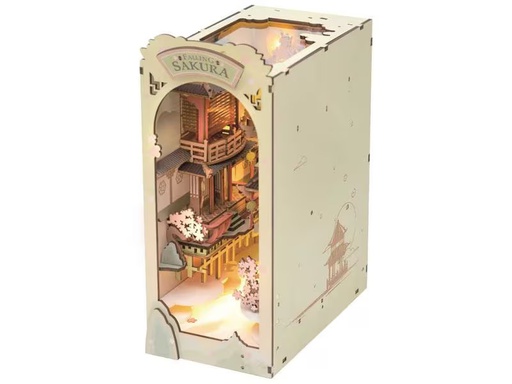 [90337827 1690431] RoboTime Bausatz Book Nook Falling Sakura
