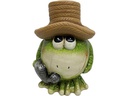 Dameco Dekofigur Frosch mit Hut 12 x 13 x 17.5 cm