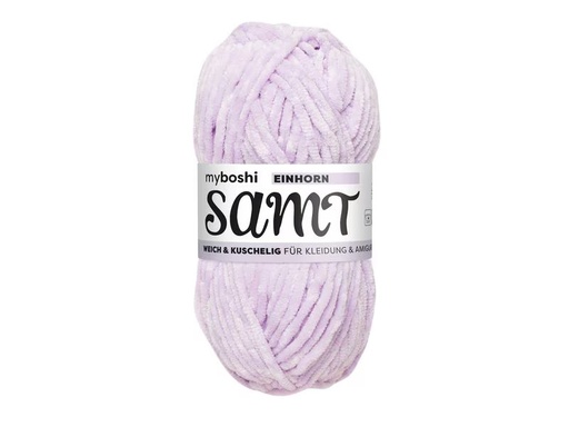 [90338147 1688572] myBoshi Wolle Chenille Samt Einhorn 100 g, 100 m