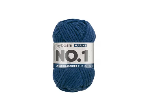 [90338196 1688536] myBoshi Wolle Nr.1 Marine 50 g, 55 m