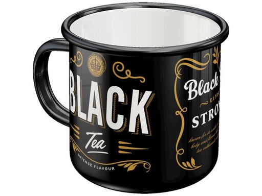 [90338238 1685866] Nostalgic Art Universaltasse Black Tea 360 ml, 1 Stück, Schwarz
