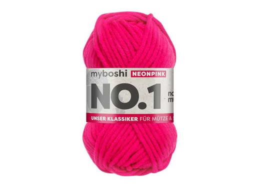 [90338240 1688553] myBoshi Wolle Nr.1 Neonpink 50 g, 55 m