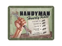 Nostalgic Art Schild Handyman 15 x 20 cm, Metall