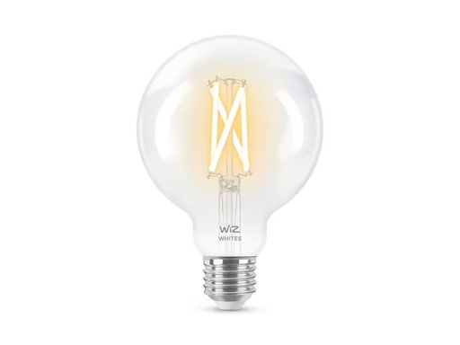 [90338353 1615212] WiZ 7W (60W) E27 Tunable White Globe Filament Clear