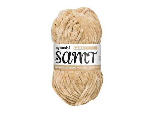 [90338356 1688575] myBoshi Wolle Chenille Samt Lama 100 g, 100 m