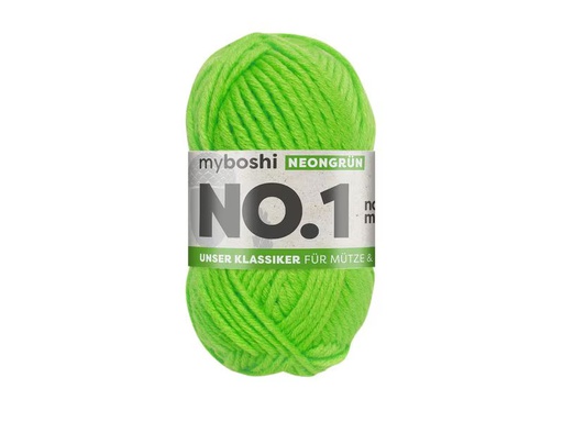 [90338374 1688554] myBoshi Wolle Nr.1 Neongrün 50 g, 55 m