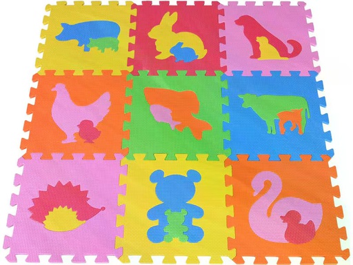 [90338421 1664344] Knorrtoys Puzzlematte Tiere 9-teilig