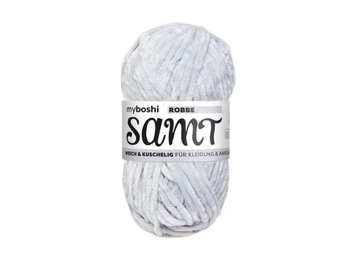 [90338466 1688579] myBoshi Wolle Chenille Samt Robbe 100 g, 100 m