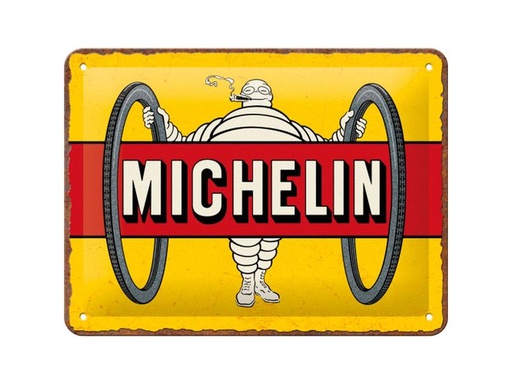 [90338505 1685914] Nostalgic Art Schild Michelin 15 x 20 cm, Metall