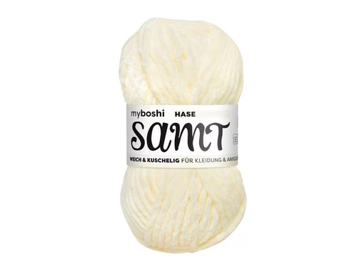 [90338517 1688568] myBoshi Wolle Chenille Samt Hase 100 g, 100 m