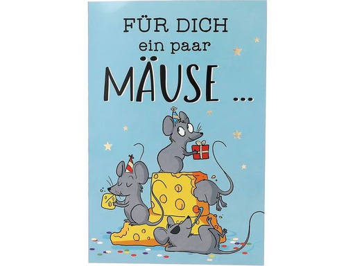 [90338555 1687372] Depesche Musikkarte beweglich Geburtstag, Maus