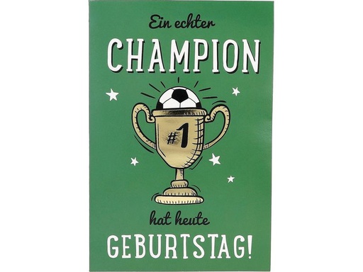 [90338638 1687369] Depesche Musikkarte beweglich Geburtstag, Fussball