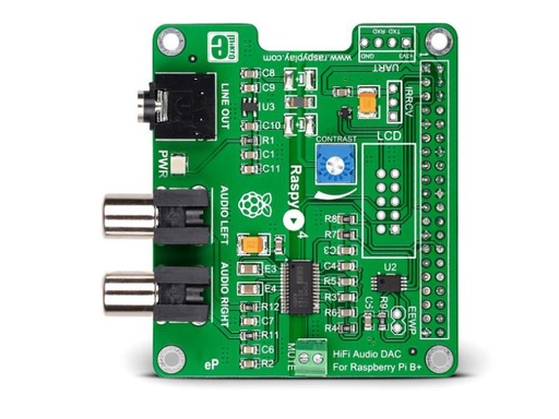 [90054002 745150] Raspberry Pi Soundkarte Microelektronika RaspyPlay4