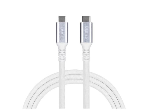 [90338656 1631689] onit USB4-Kabel Premium USB C - USB C 1 m, Weiss