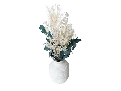 [90338673 1686273] Soli Collection Trockenblumen Leana Weiss/Grün/Weiss-Gelb