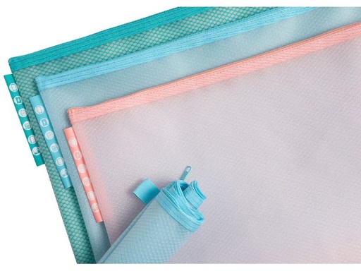 [90338679 1688268] Exacompta EVA Chromaline Mesh Bag A4, Pastellfarben assortiert