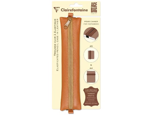 [90338690 1688260] Clairefontaine Etui AgeBag Leder Beige