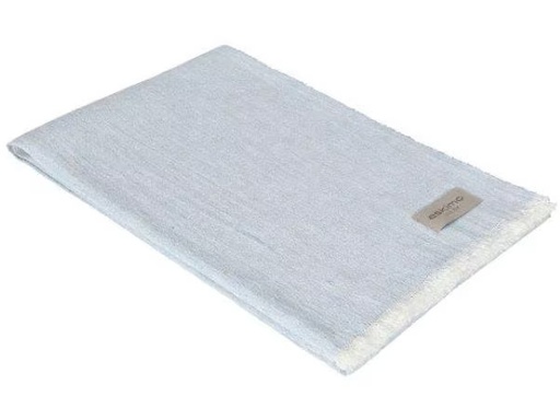 [90338701 1679555] Eskimo Decke Provence 130 x 180 cm, Hellblau