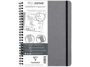 Clairefontaine Notizbuch AgeBag A5+, dotted, Grau