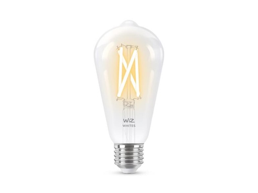 [90338724 1615211] WiZ 7W (60W) E27 Tunable White Edison Filament Clear