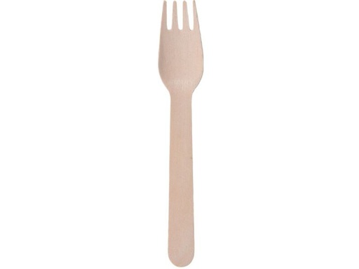 [90338777 1655315] FURBER Einweg-Gabel 20 Stück Braun