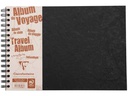 Clairefontaine Fotoalbum AgeBag A4 quer, 40 Blatt, Schwarz