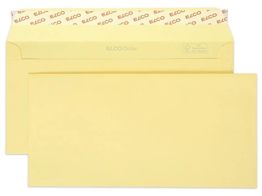 [90054018 1132486] ELCO Couvert Color C5/6, Keine Fenster, 25 Stück, Chamois