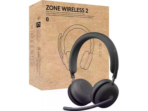 [90338837 1690367] Logitech Zone Wireless 2 Teams