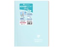 Clairefontaine Notizbuch Blush A4, liniert, Eisblau